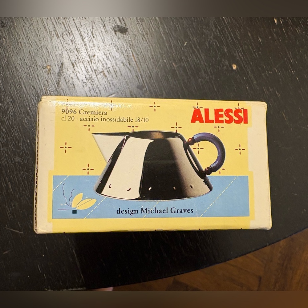 Vintage - Alessi Michael Graves Creamer & Sugarbowl (circa 1980s) - Picture 4 of 12